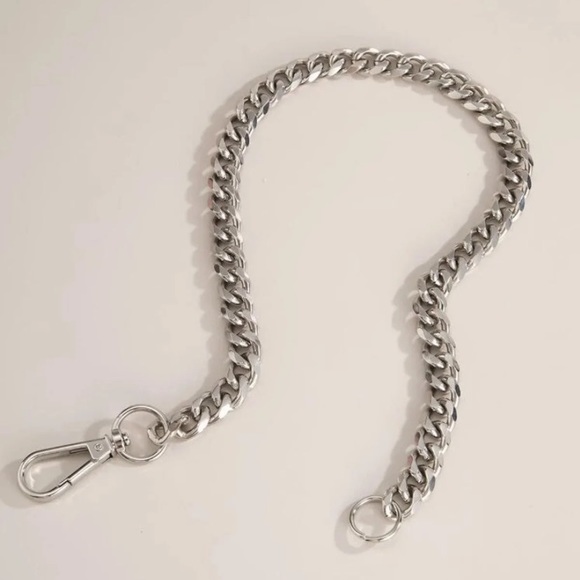 LAST 🆕chunky silver steampunk necklace - Picture 4 of 6